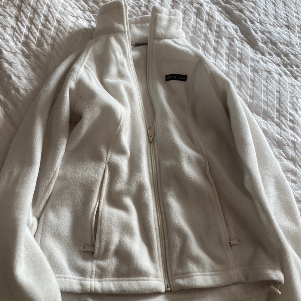 White Columbia fleece jacket